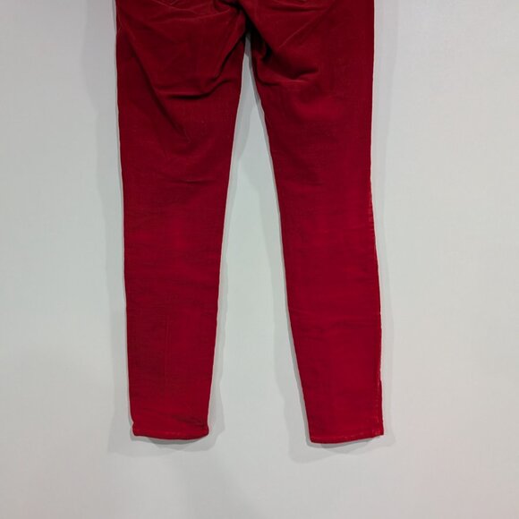 Old Navy Rockstar Skinny Corduroy Pants Red Size 4 - Picture 5 of 7